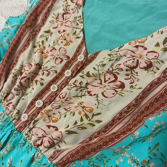 Cotton mint green dress! - Picture 3 of 6